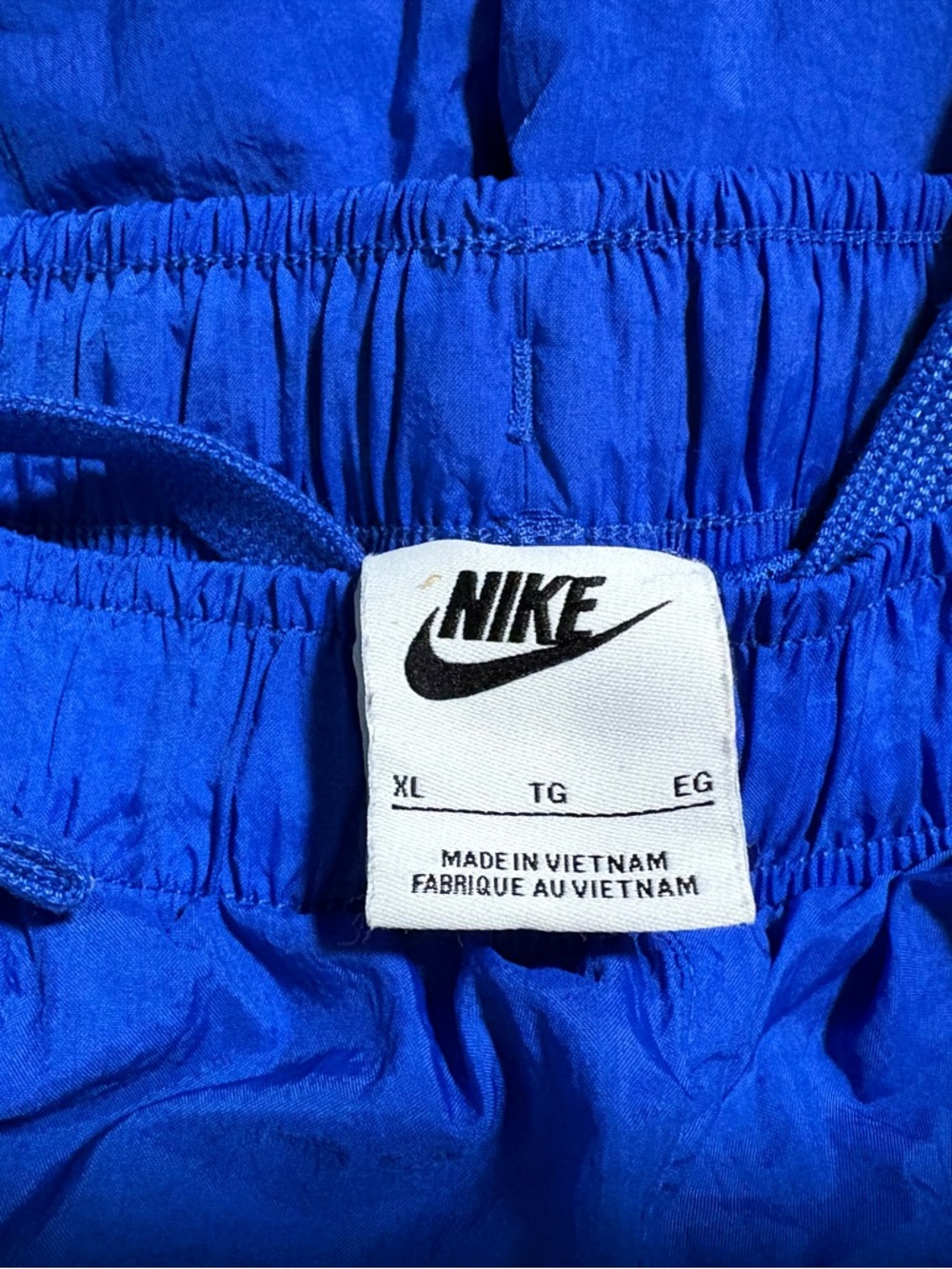 Nike Royal Blue Drawstring Athletic Shorts with Mesh Lining -YXL LNWOT